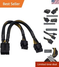 Versatile 8 Pin PCIe Splitter - Braided 9