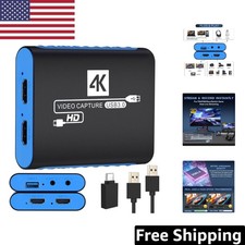 Seamless Streaming Capture Card with Built-In 3.5mm Audio Input – Compact Design picture
