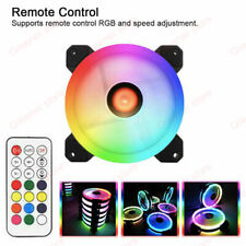 1/3/5/6 Pack 120MM RGB PC Case Fan Set Kit Hub Controller Remote Control Cooling picture