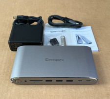 Used DisplayLink Docking Station Triple Monitor with 140W Power Adapter picture