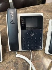 Poly Edge E220 Corded Desktop Business VoIP Phone Bluetooth Up to 16 Lines picture