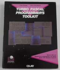 Turbo Pascal Programmer's Toolkit - Manual Only - QUE Corporation 1989 picture