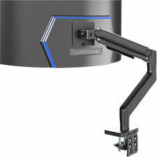 Heavy Duty Aluminum Ultrawide Monitor Arm for 49 Inch Screens Holds 44 lbs Black picture