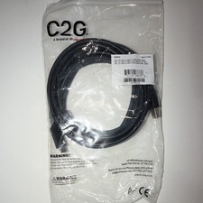 C2G USB-A 3.0 to USB-C Male USB Cable, Round Cable, 10 ft, Black (MPN 28833) picture
