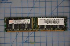 IBM 512Mb PC3200U Ddr-266Mhz Non-Ecc Unbuffered Cl2.5 Dimm Memory Module 40N6067 picture