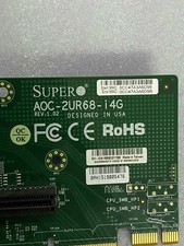 Supermicro AOC-2UR68-i4G 2U Riser Card Intel I350 4*RJ45 Gigabit PCIe Expansion picture