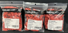 New Black Box Snagless 8.0mm Cable Boots Red Three-50 Packs #FMT8720-1 picture