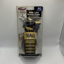 NOS 1999 Belkin Gold Series IEEE 1284 Parallel Printer Cable 6ft DB25 Cent36 NIP picture