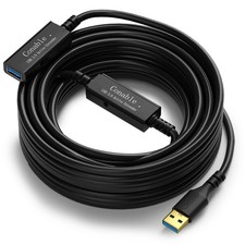 USB 3.0 Active Extension Cable 35 Feet, Long 35 Feet (Active), Black picture