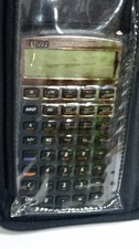 HP 10BII Financial Calculator with OfficeMax Zippered Case & Notepad Vintage picture
