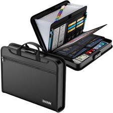 Accordion File Organizer Fireproof Water Resistant Combination Lock DS0098 Multi picture