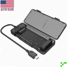 Clear Smoke USB-C 3.1 Gen 2 10Gbps M.2 NVMe SSD Enclosure Tool-Free Plug+Play picture