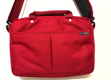 STM Laptop or Tablet Messenger Commuter School Work Bag Soft Lined Padded Red picture