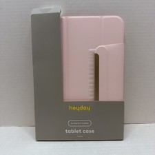 heyday Folding Folio Case for iPad Pro 11 (2024) Pink w/ Stand & Stylus Holder picture