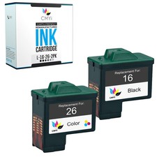 2-Pack Replacement CMYi Lexmark 16-26 Ink Cartridge for Z Series Z510 Z517 Z600 picture