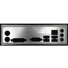 I/O Shield For ECS H61H2-M2 & H61H2-MV(DVI) Motherboard Backplate IO picture