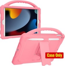 Case for iPad 10.2 9th 8th 7th Generation, Shockproof Silicone with Handle Stand picture