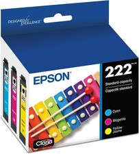222 Claria Ink Standard Capacity Color Combo Pack (T222520-S) Works with WorkFor picture