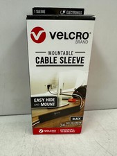 VELCRO 36 in. x 5-3/4 in. 3/12 Mountable Cable Sleeves Roll, Black picture