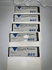 Microsoft Windows Graphical Environment Floppy Disks For Dos Systems 1985-90 BEC picture
