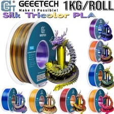 1KG Geeetech 3D Printer Filament 1.75mm Silk Tricolor PLA Multi-color available picture