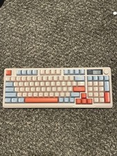 M96 Wireless Gaming Keyboard Knob Control Bluetooth 2.4G, RGB LED Backlit PBT picture