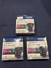 Brother XXL LC3033BK Ink Cartridge Black 3-Pack Genuine for MFC-J805DW Exp 2026 picture