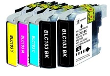 5PK XL Replacement Ink Set fits Brother LC103 MFC-J470DW MFC-J475DW MFC-J875DW picture