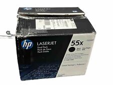 New Open Box Genuine OEM HP CE255XD Black Toner  3 Pack 55X P3015 1B23N1bN picture