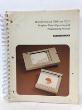 HP 7221C AND 7221T GRAPHICS PLOTTER OPERATING AND PROGRAMMING MANUAL picture
