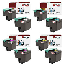 8Pk LTS C544 BCMY Remanufactured for Lexmark C544DN C544DTN Toner Cartridge picture