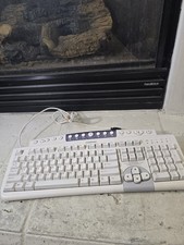 Vintage Compaq USB Multimedia Keyboard White Model No KU-9978 picture