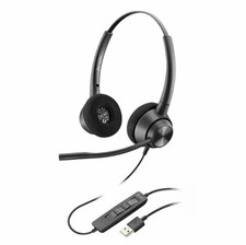 HP Poly 767G1AA EncorePro 310 Monaural USB-A Headset TAA - Stereo - Wired picture