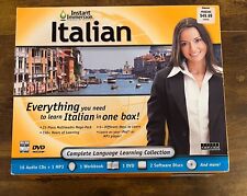 Instant Immersion Italian Language Learning Collection New in Open Box picture