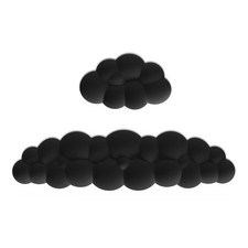 Cloud Wrist Rest Pad Kit Keyboard Wrist Rest Mouse Wrist Rest Memory Foam2562 picture
