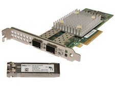 DELL Dual Port 10GbE/25GbE QLogic QL41262 PCI-e + 1x 10/25Gbic SFP 051GRM FP picture