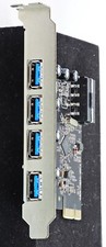 PCIe Boards for Additional USB Ports on Back of Your Desktop - A & C Plug Style picture