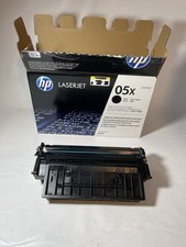 Genuine HP 05X (CE505X) Black High Yield LaserJet Toner Cartridge Open Box picture