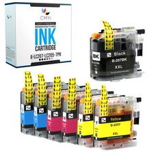 CMYi 7PK Compatible LC207 LC205 Ink Cartridges Combo fits Brother MFC-J4620DW picture