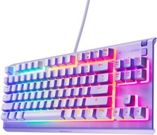 New SteelSeries Apex 3 TKL Wired Membrane Quiet Gaming Keyboard - Lavender Pink picture