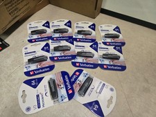 PACK OF 10 SEALED Verbatim 49174 Store 'n' Go V3 64 GB USB 3.0 Drive - BlackGray picture