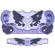 GeekShare Large Gaming Mouse Pad Wrist Support Set Star Wings Dark Version picture