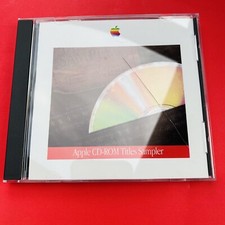Vtg APPLE CD-ROM Titles Sampler 1992 Intro News The Movie 873000 picture