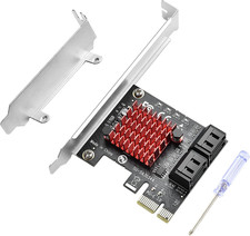 PCI-E to SATA Adapter 4 Port Pcie Expansion Card 6Gbps SATA 3.0 Controller PCI E picture