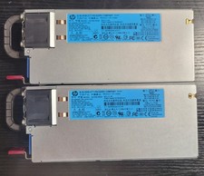 Set of 2x HP HSTNS-PR28 P/N 643931-001 Server PSU DL380 picture