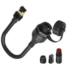 STARGEAR for Starlink Ethernet Adapter, RJ45 Cable SPX-RJ45-V3-1pcs, Black picture