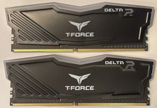 TeamGroup T-Force Delta RGB 16GB (2x8GB) DDR4 RAM 3600MHz TF3D48G3600HC18JBK picture