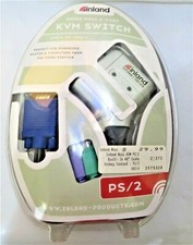 INLAND SUPER MINI 2-PORT EXTERNALl KVM SWITCH USB 08216 ~ NEW picture