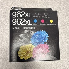 HP 962XL Genuine Inkjet Ink Cartridges – 5 Pack (Black/Cyan/Magenta/Yellow) picture