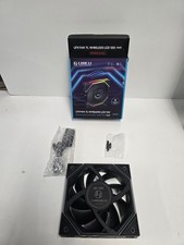 Lian Li Uni Fan TL Wireless LCD 120 Reverse Blade BLACK - COMPLETE - READ picture